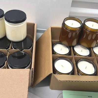 9 Ounce Jars Of Candles, Varying Scents& #