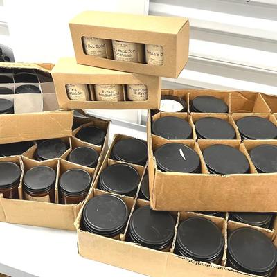 Finished Candles - Labeled And Lidded, 4, 9 & 16 Ounces