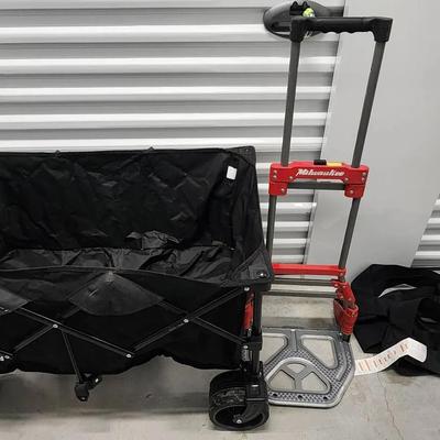 Two, Collapsible Carts And ShoulderDolly