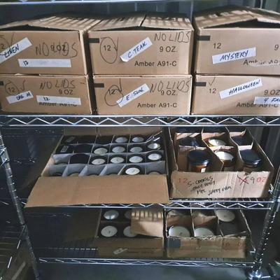 Mystery Lot:  Twelve Boxes Of Jar Candles