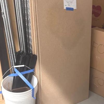 Shelving of particle Boards And Steel Supports 