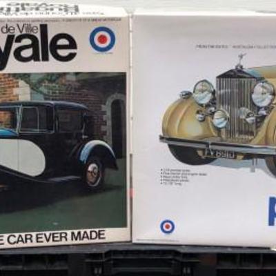 Two 1/16 Scale Model Car Kits