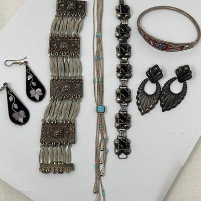 Mexican Silver Jewelry Variety
