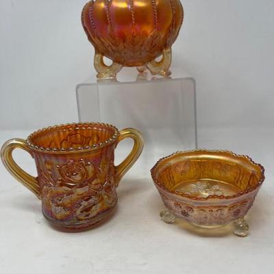 Marigold Carnival Glass Collection - Fenton, Imperial & Northwood