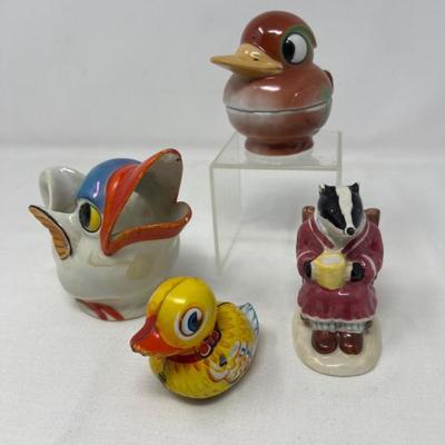 Duck, Duck… Badger? A Curious Quartet of Vintage Companions