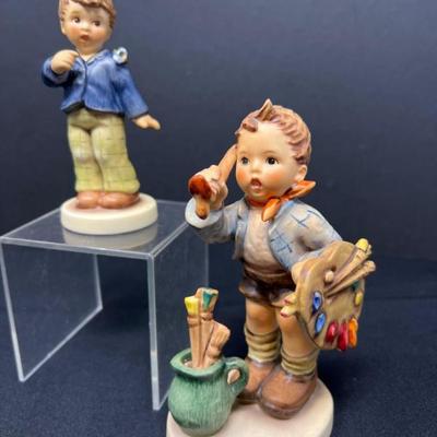 Hummel Figurines – “The Painter” & Club Edition “Boy with Bee”
