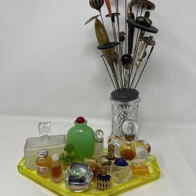 Atomic Glow & Vanity Charm – Uranium Dish, Perfume Bottles & Hat Pins
