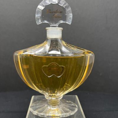 Essence of Elegance: Vintage Shalimar Perfume Bottle by Guerlain