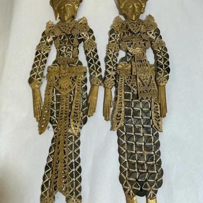 Indonesian Prosperity/Wedding Coin Dolls, Vintage, Set #2