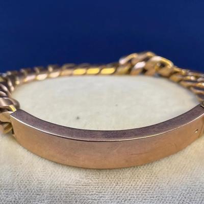 14k Gold Link Bracelet 