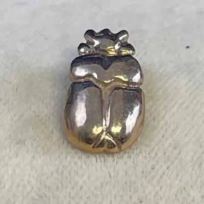 14k Gold Scarab Pandant 