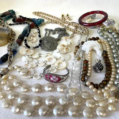 Necklaces Bracelets And Watch Collection 