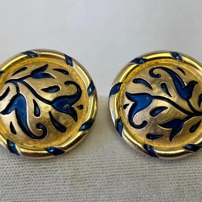 Crown Trifari L’orient Alfred Philippe Earrings 