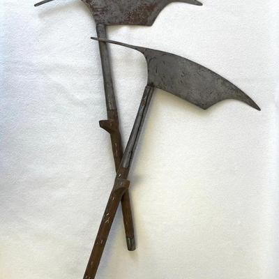 Southern Philippines Head Hunter Battle Axes 
