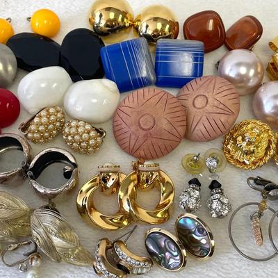 Ring, Earrings, Scarf clip Costume Jewelry 