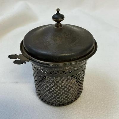 Sterling Silver Teapot Strainer