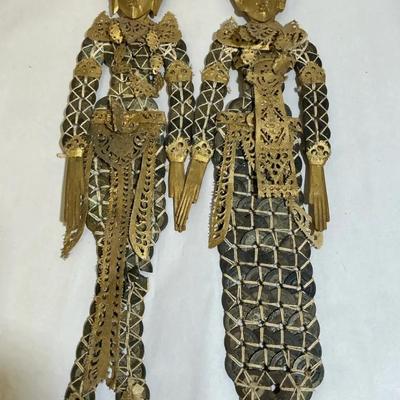 Indonesian Prosperity/Wedding Coin Dolls, Vintage 