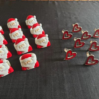 Lot 226: Seasonal Napkin Rings
