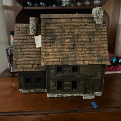 Lot 309: Christmas Village Farmhouse Set