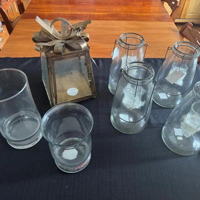 Lot 225: Lanterns And Candleholders 