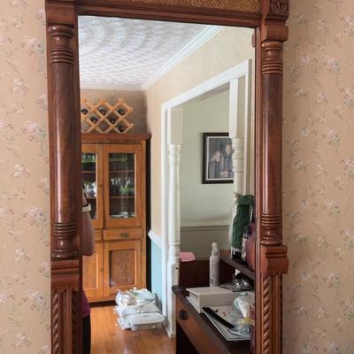 Lot 227: Federal/ Colonial Revival Wall Mirror