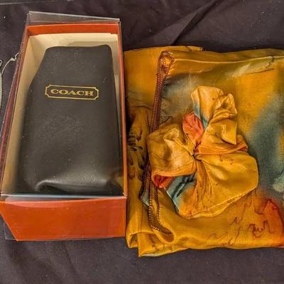 Sale Photo Thumbnail #56: Luxury Gift Set – Coach Case, Silk Scarf & Swarovski Necklace