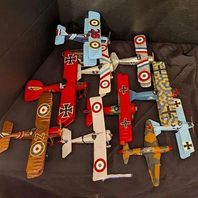 Sale Photo Thumbnail #73: Lot of Vintage Model Airplanes- WWI Replicas (Lot F)
