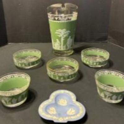 Vintage Wedgwood – Green Jasperware Style