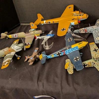 Sale Photo Thumbnail #68: Lot of Vintage Model Airplanes – WWII & WWI Replicas (Lot B)