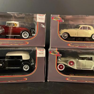 Sale Photo Thumbnail #22: Four Model Cars Including Cadillac And Chrysler 
