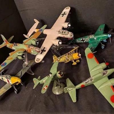 Sale Photo Thumbnail #71: Lot of Vintage Model Airplanes – WWI Replicas (Lot D)