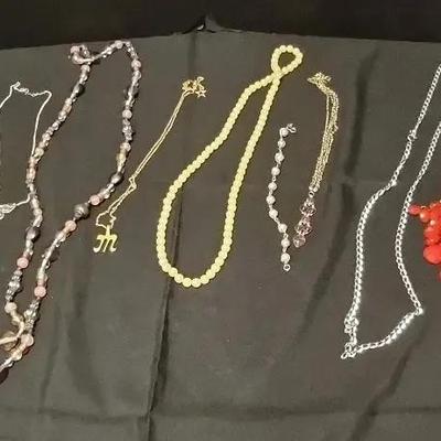 Sale Photo Thumbnail #19: Miscellaneous Lot Of Necklaces And Bracelets 