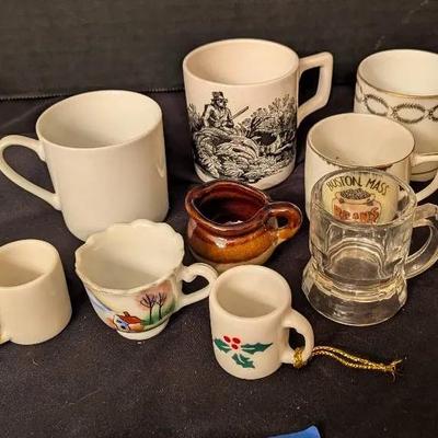 Sale Photo Thumbnail #11: Mixed Lot of Vintage & Miniature Mugs – Collectible Assortment