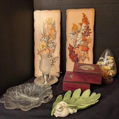 Sale Photo Thumbnail #43: Lot of Vintage Decorative Home Accents – Mixed Materials & Styles