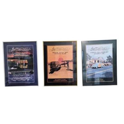 Wavecrest Annual 'Woodie Meet' Advertisement Posters Signed & Numbered