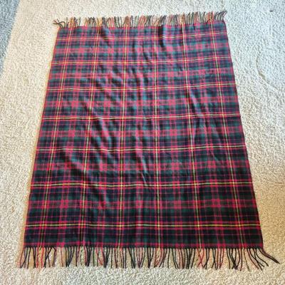 Pendleton Wool Plaid Throw Blanket