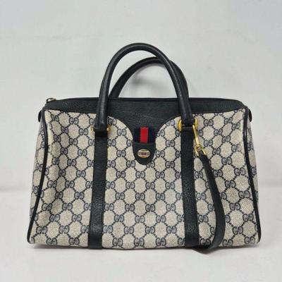 Gucci GG Sherry Line Boston Bag Navy – Accessory Collection 39.02.007