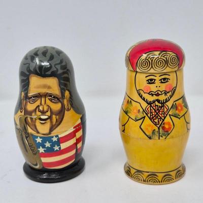 Nesting Dolls - Clinton and Russian