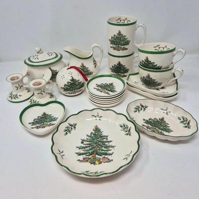 Spode Christmas Tree Serving Pieces – Assorted Holiday Tableware