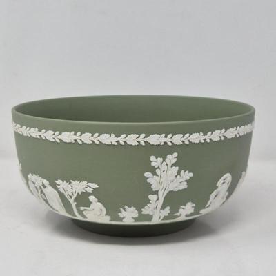 Green Jasperware Wedgwood Bowl