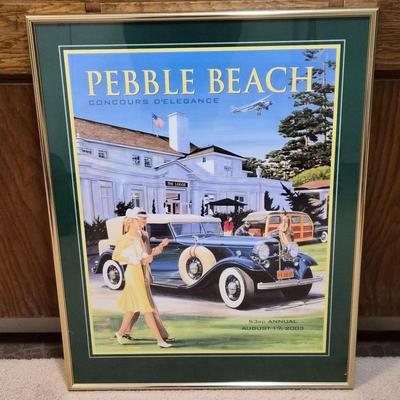 Ken Eberts - 53rd Annual Pebble Beach Concours D'Elegence Poster