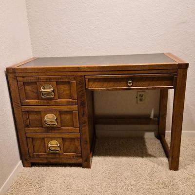 Vintage Dixie “Clipper Ship” Student Desk – Solid Wood