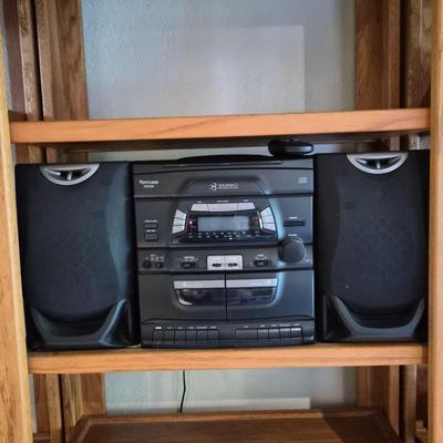 Ventures CD & Cassette Player - Compact System with Speakers