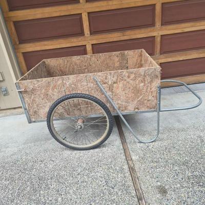 Rugged Handmade Plywood Garden or Workshop Wagon