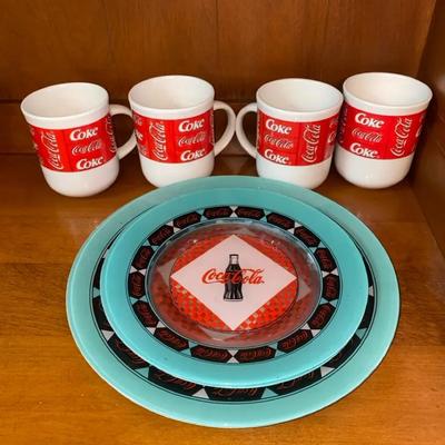 Coke Mugs & Plates
