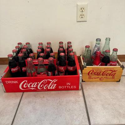 Coca-Cola Bottles and Crates