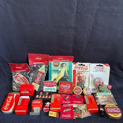 Vintage Coke Magnets + Pins
