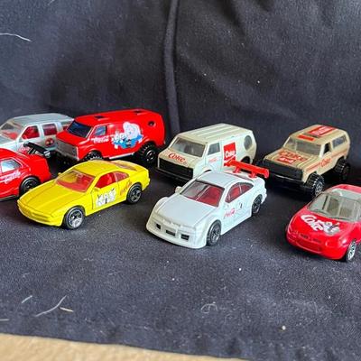 9 Coke Cars