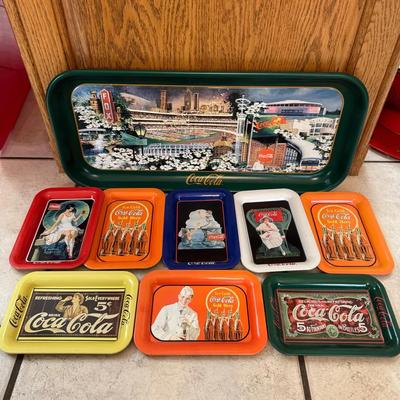 Collectible Vintage Coke Trays 