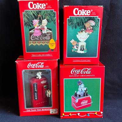 Vintage Coca-Cola Enesco Ornaments Plus